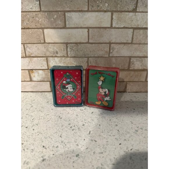Disney Mickey Mouse Happy Holidays deck of playing cards, 54 cards bundle - Picture 1 of 2
